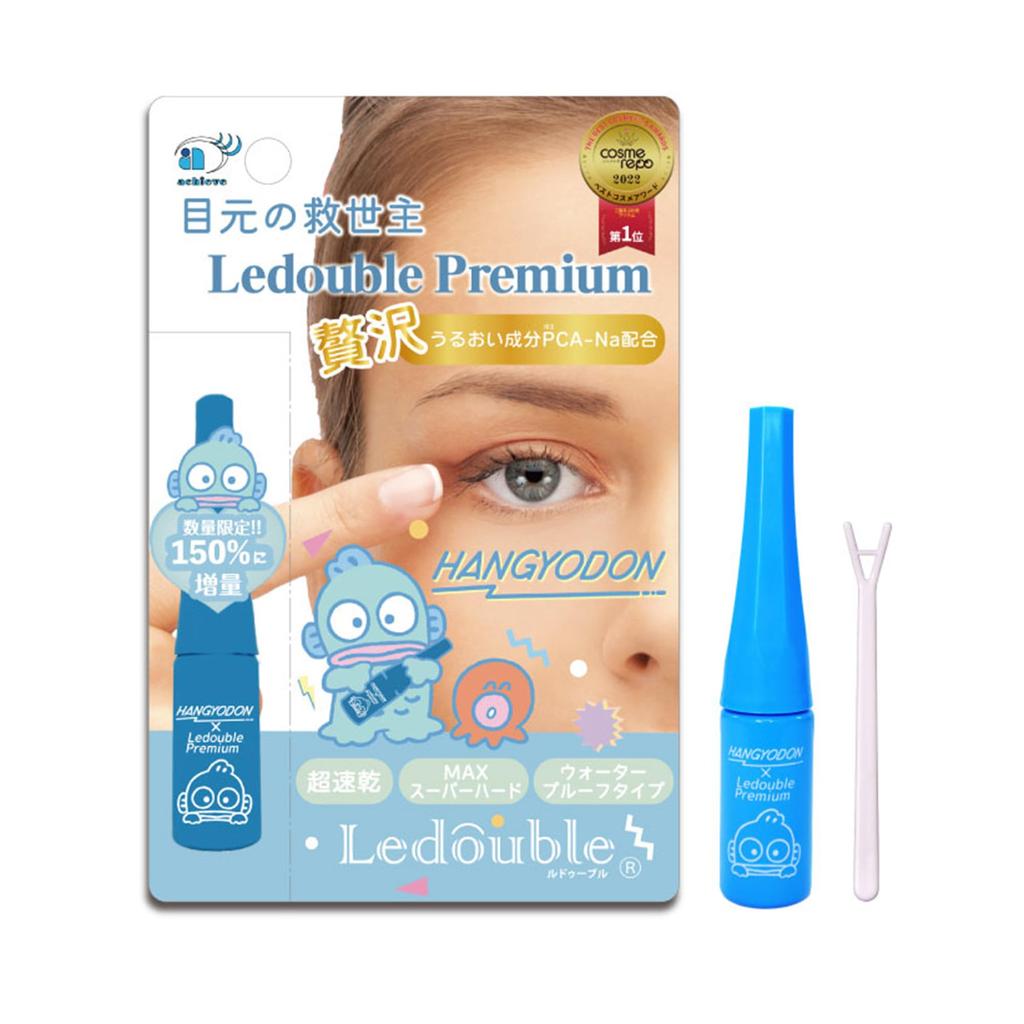 Le Double Premium Extra 3ml Hangyodon Collaboration Double Eyelids Under Eyelids Double Eyelids Film Waterproof Type Keeps Bangs in Place Film-type