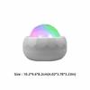 Creative Multicolor Ambient Lighting Water Ripple Colorful Aurora Night Light Wall Mounted USB Charging Atmosphere Light Bedroom