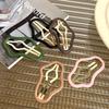 Fashion New Clouds Shaped Hollow Hair Clips Bangs Clip for Woman Girls Sweet HairPins Solid Geometry Barrettes Headdress