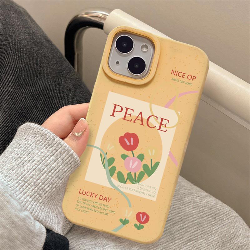 

Чехлы для мобильных телефонов iPhone 11 13 XR 15 Pro Max 12 14 Pro Max Чехол для iPhone 16 7 Plus 8 Plus XS Max Разлагаемые и экологически чистые iPhone 11 жёлтый