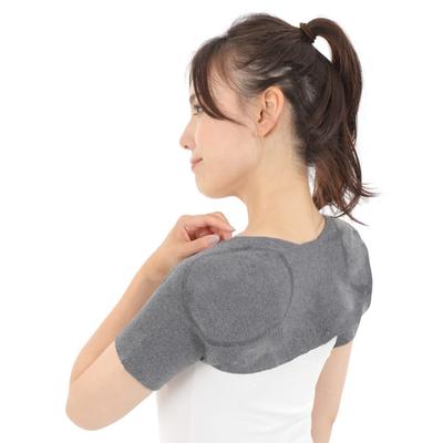 Rela Kino Shoulder with Shoulder Pads for Warmth Warmer, Double-Layered [Gray, L]