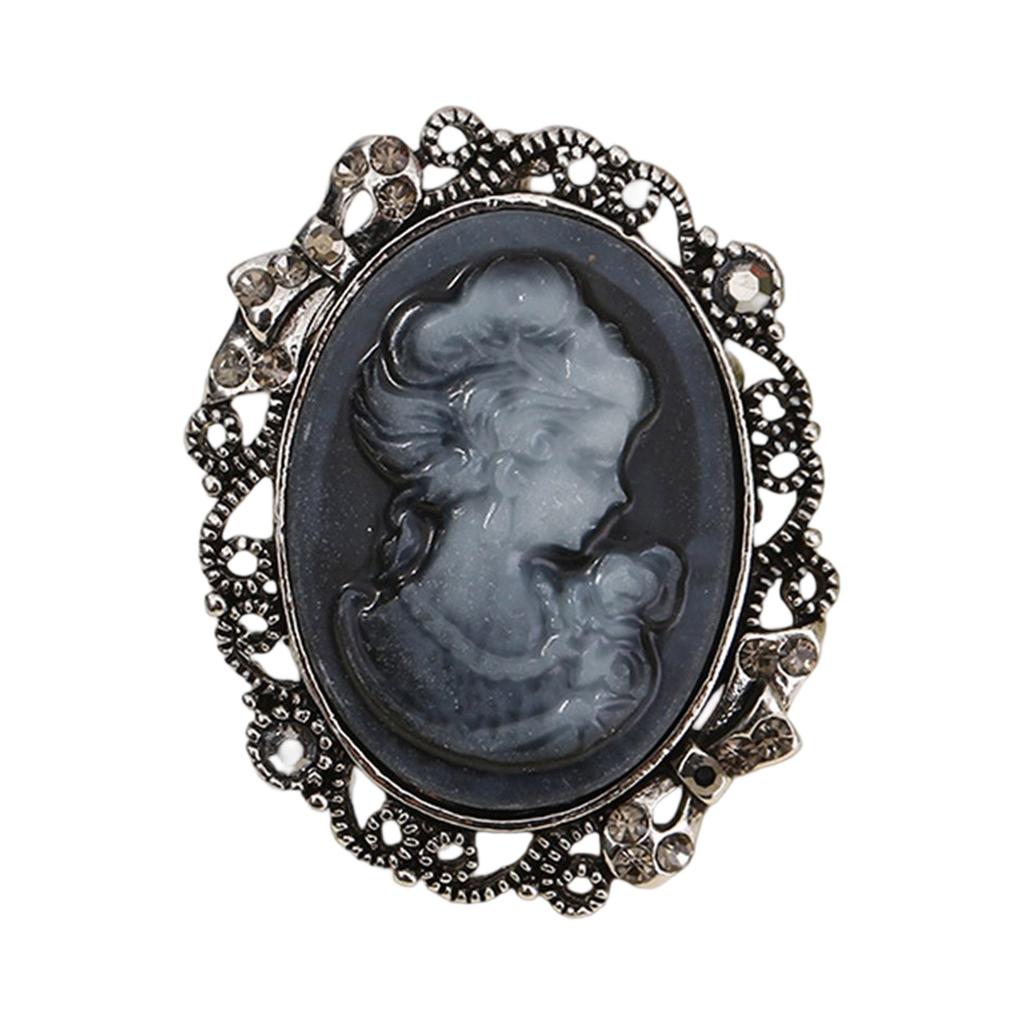 Shimmering Crystal Accented Brooch Sturdy Metal Design Versatile For Office Event Social Gatherings