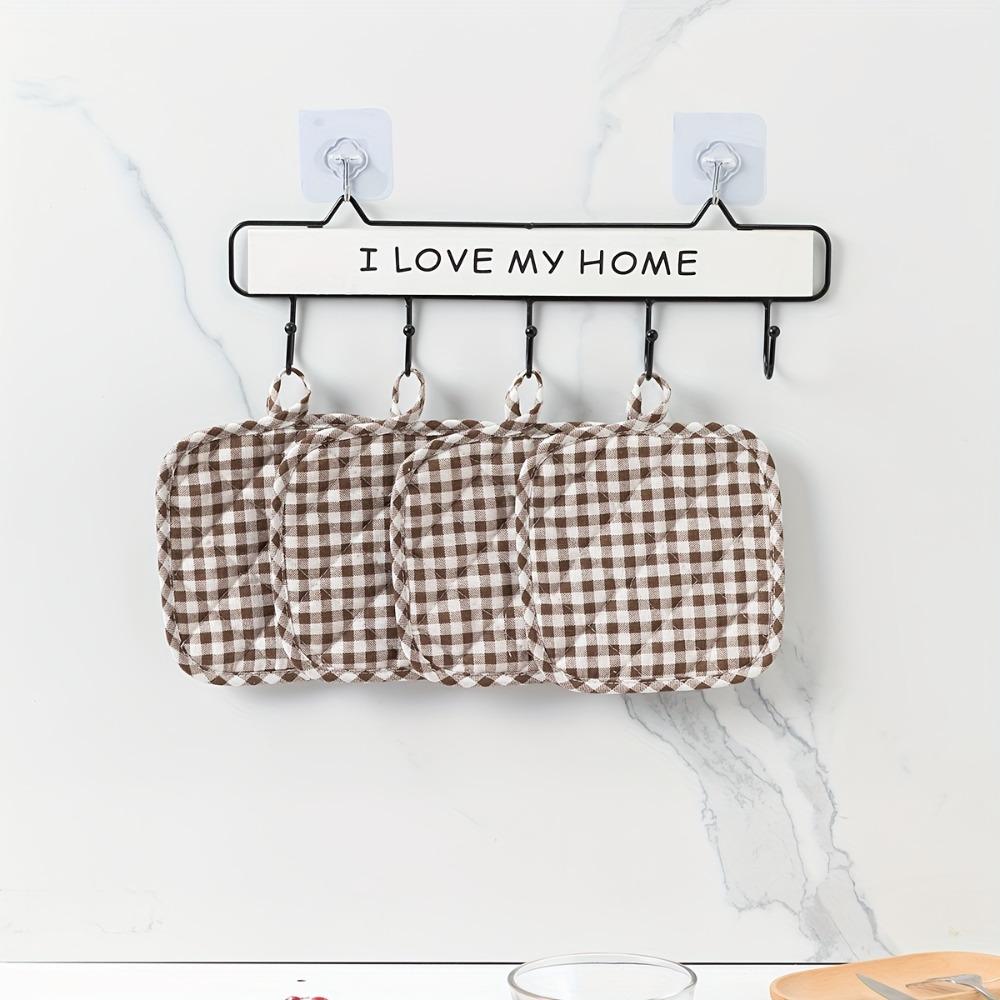 4 Piece/Set Heat-Resistant Microwave Mitten Cotton Lining Insulated Glove Kitchen Gloves Cooking