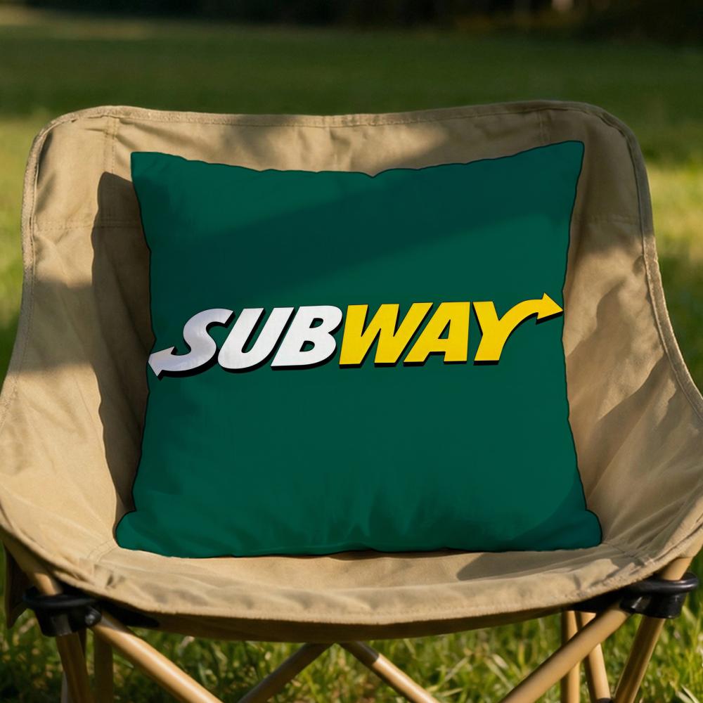HOT Subway Cushion Cover Soft Reversible Durable Pillow Cover MultiScene Use for Home Car Daily Comfort