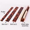 Acrylic Mahjong Ruler Tortoisesshell Rack & Pusher Set Mahjong for American Mahjong Accessories