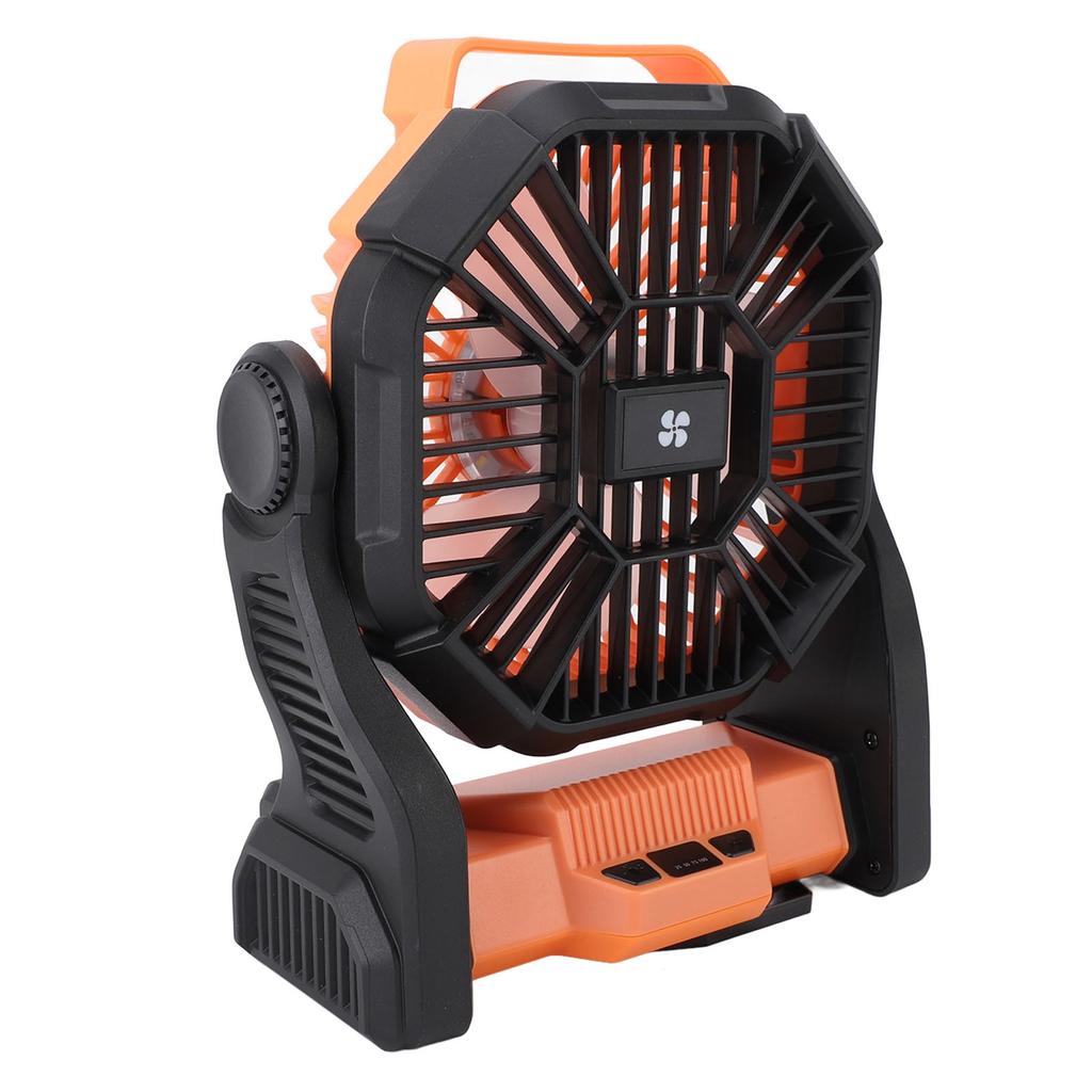 Outdoor Camping Fan Professional Efficient USB Rechargeable Tent Fan Camping Fan with LED Lantern for Camping Outdoor