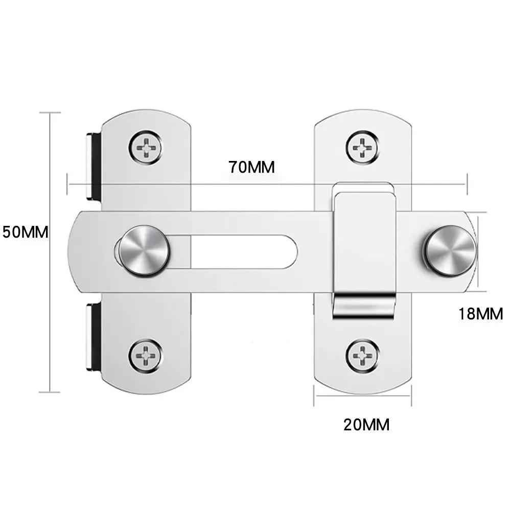 Stainless Steel Guard Toggle Hook Cabinet Sliding Barn Door Lock Door Bolt Barn Lock Door Buckle
