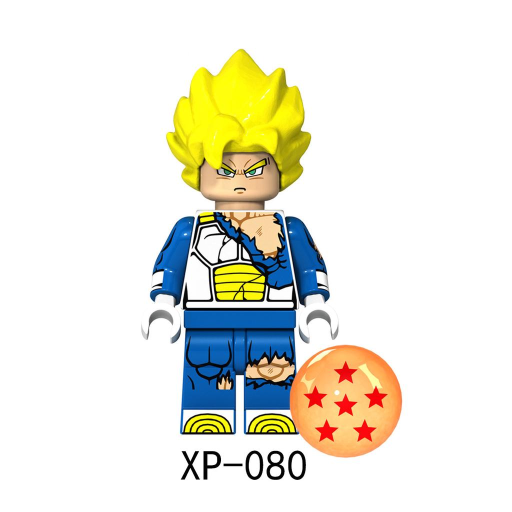 Kt1011 Dragon Ball Building Block Figurine Small Particle Assembly Toy Bag Xp079-086