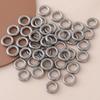 Stainless Steel Jump Rings: Single & Closed Loop for Necklaces, Bracelets, and DIY Accessories