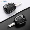 Abs Carbon Fiber Pouzdro na klíče od auta Pro Peugeot 206 207 307 408 607 Pro Citroen C1 C2 C3 C4 Pro Xsara Picasso Příslušenství na klíčenku