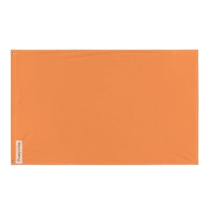 Drapeau - Orange - 90x150cm - Polyester - Impression Recto Verso - Œillets En Fer