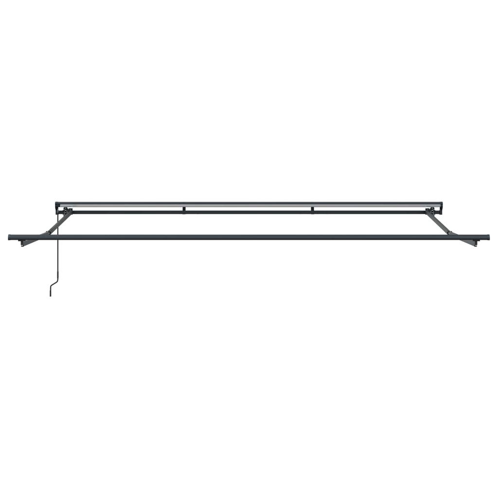 Retractable Awning Frame Cream 450 x 300 cm Polyester with PU Coating