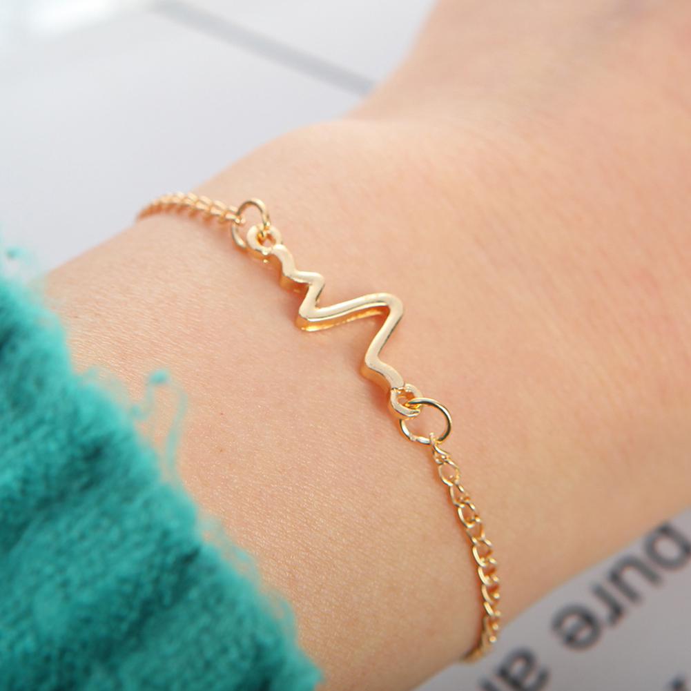 Women Fashion Elegant Simple Style Jewelry Knot Adjustable Open Bracelet Bangle AVE