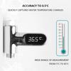LED-Anzeige Wasserduschthermometer Selbsterzeugende Elektrizität Wassertemperaturüberwachung Babypflege Intelligentes Temperaturmessgerät