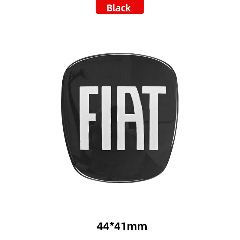 44mm 71mm 75mm 89mm Car Front Rear Logo Auto Grille Emblem sticker steer wheel Accessories For Fiat Abarth 500 Bravo Punto Panda