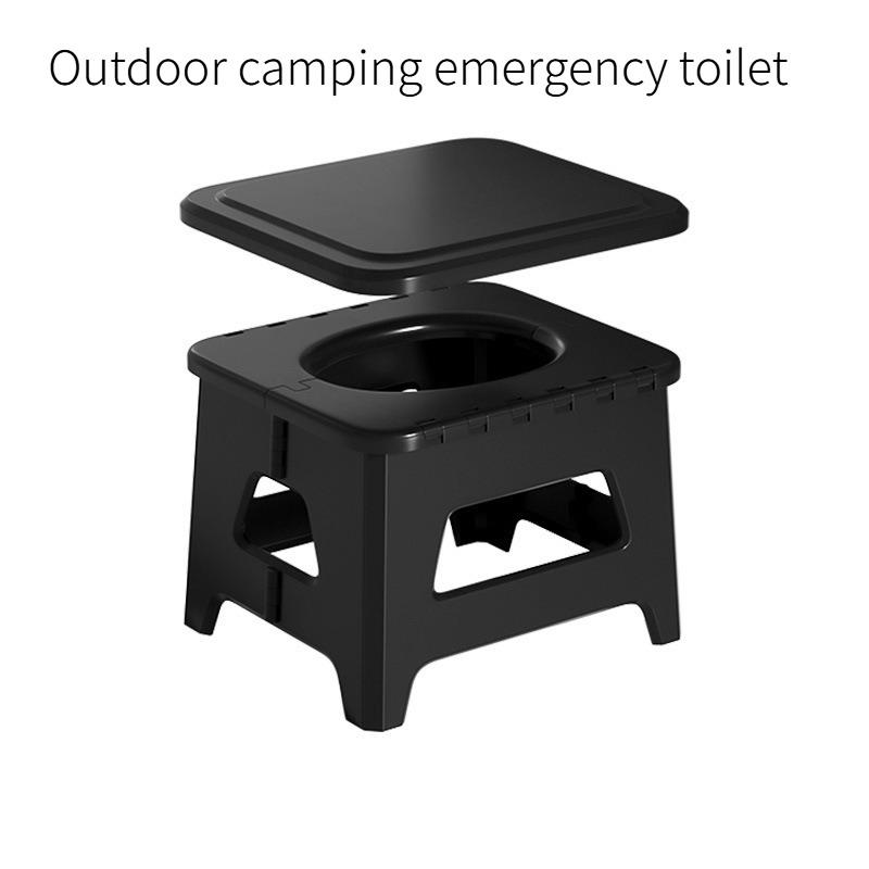 Portable Outdoor Camping Toilet, Odor-Proof Vehicle-Mounted Mobile Toilet for Travel