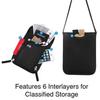 Multifunctional Passport Holder Neck Pouch for Women Men Lightweight Travel ID Card Holder Document Pouch Slim Crossbody Purse