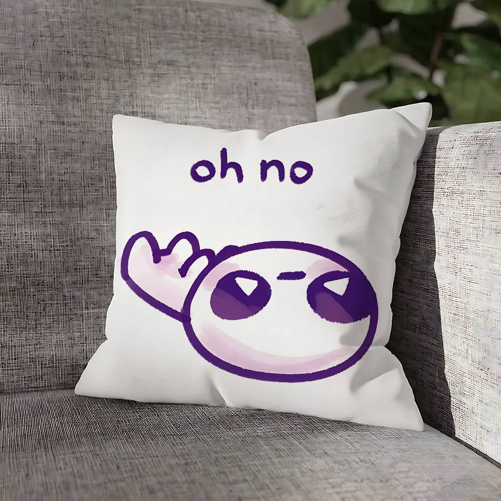 TBH Autism Creature Yippies Pillow Case For Sofa Decor Car Office Room Printing Cushion Cover Decorations and Protector
