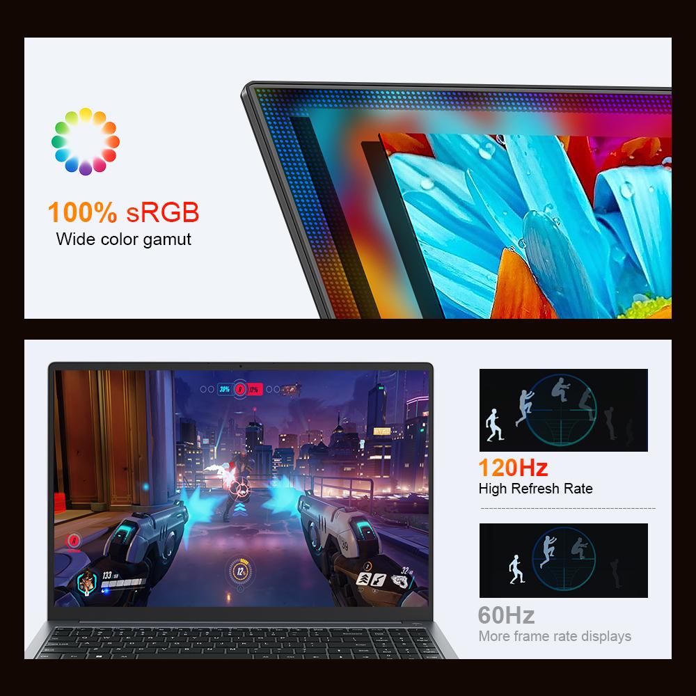 Laptop Ninkear A16 PRO 16.0'' 32G+2T SSD AMD Ryzen™7 8745HS 2560x1600 120Hz Refresh Rate