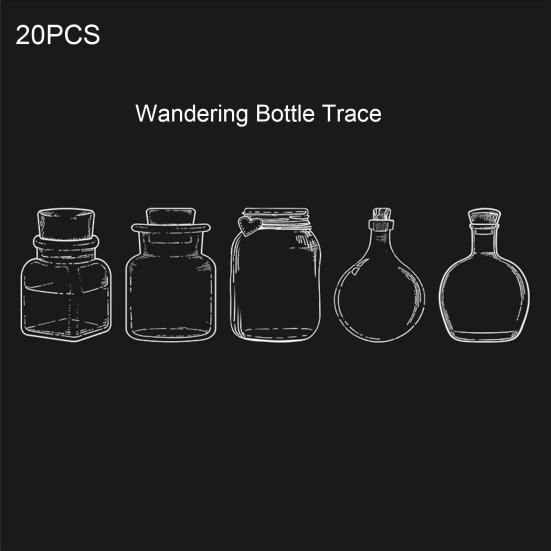 Transparent Dried Flower Bookmarks DIY Pressed Flowers Bookmark Making Kit Clear Wishing Bottle