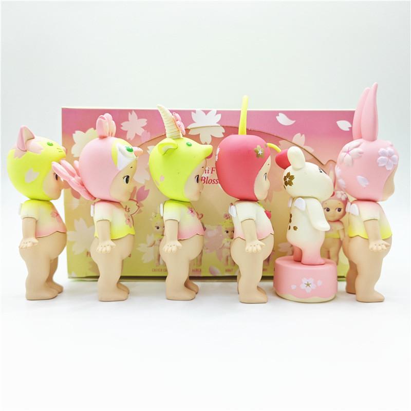 Captivating Cherry Pvc Blossom Angel Figurines Spring Collection Blind Box Ideal For Decorative Cake Accessories Gifts And