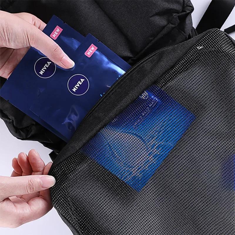 1 Stück-Mann Business Hochwertige Damen Make-up Taschen Reise Kosmetiktasche Toilettenartikel Organizer Wasserdichte Aufbewahrung Neceser zum Aufhängen Fledermaus