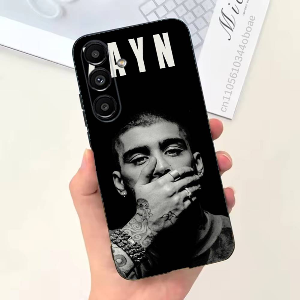 Singer Z-Zayn Phone Case For Samsung S25,24,21,22,23,20,S30,Ultra,Plus,Fe,Lite,Note,5G Black Soft