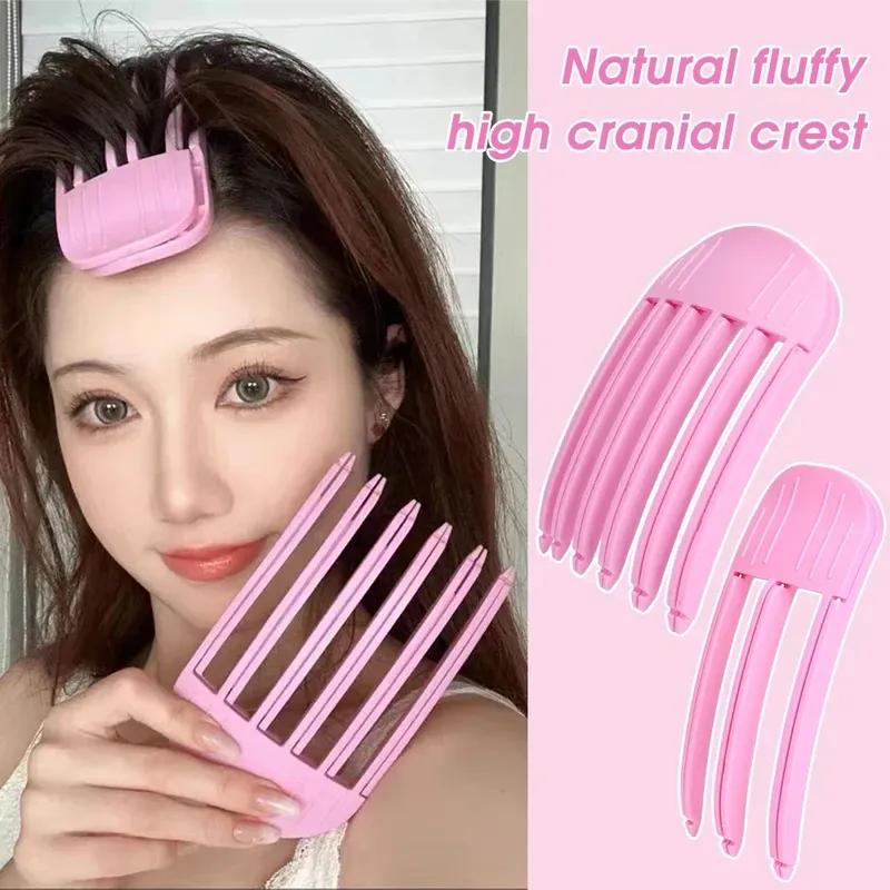 Fluffy Hair Roots Clips Comb Plastic Wind Sculpting Combs Natural Volume Curl 3 Teeth 6 Teeth High Skull Top Artifacts Wind Comb