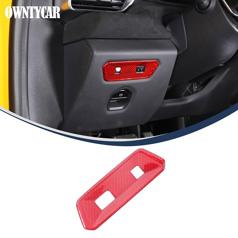 For Lotus EMIRA 2026-2026 Red Real Carbon Fiber Car Steering Wheels Console Gear Shift Panel Cover Trim Sticker Car Accessories