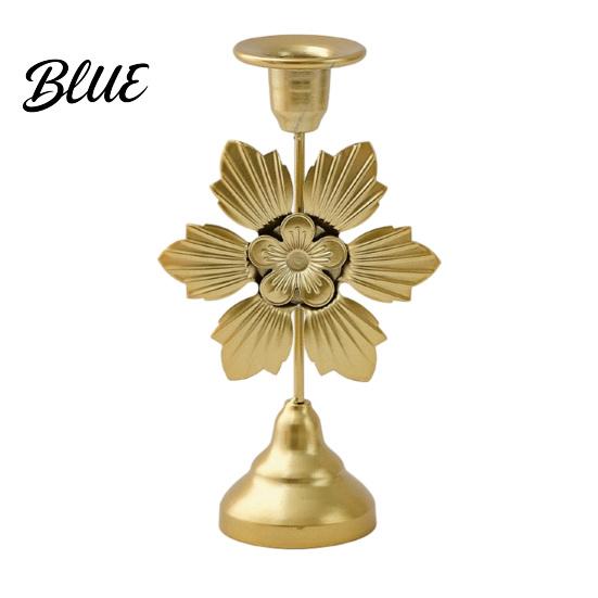 Farmhouse Table Centerpiece Vintage Metal Candle Holder Romantic Candlestick Dinner Centerpiece