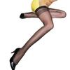 Black Long Tube Elastic Stockings Anti-hook Sex Stockings Temptation Pure Desire Striped Core Silk High Tube Socks