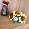 30CM Sunflower Handheld Bouquet Plush Doll Valentine's Day Flower Handmade Doll Girl's Toy Gift Home Decor Decoration Doll Toys