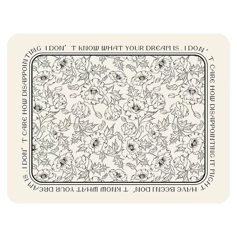 Печатный коврик для сушки посуды, коврик для сушки стола, термостойкие коврики для столешницы, кухонные коврики, впитывающие коврики для сушки посуды, ковры для дома, принадлежности 30X40cm