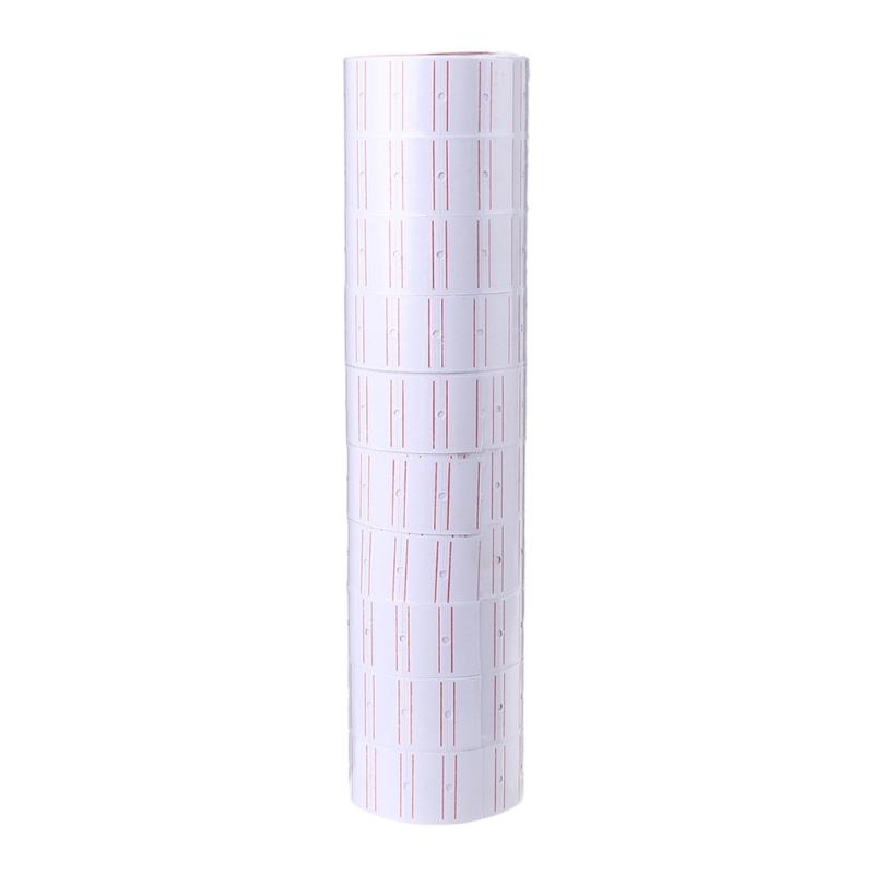 Set of 10 Rolls Price Tag Label Sticker Rolls for Pricing Label for Gun MX5500 Shop Price Gun Label