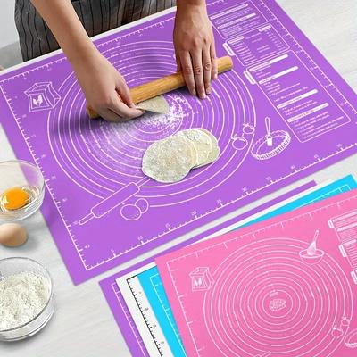 1 tapis de cuisson multifonction en silicone antiadhésif - Idéal pour pizzas, biscuits, gadget de cuisine parfait pour les vacances, matériau EVA durable, moules de cuisson en silicone