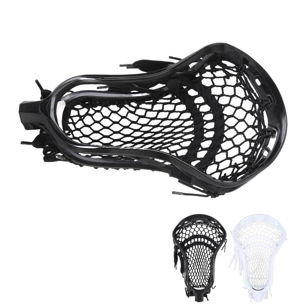 Lacrosse Schlägerkopf Trainingsausrüstung Nylon Bespannt Lacrosse Kopf Ersatz für Wettkampf Offens