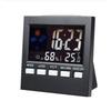 Multifunctional Sound Sensor Digital Calendar Clock Alarm Clock with LED Colour Display Thermometer Hygrometer Weather Station
