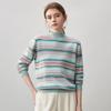 Kemengboka Women's Fair Isle Striped Cashmere Sweater