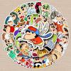 Crayon Shin-chan Dress-up Series: 50 Cute Cartoon Anime Graffiti Stickers for Phone Cases & Journals