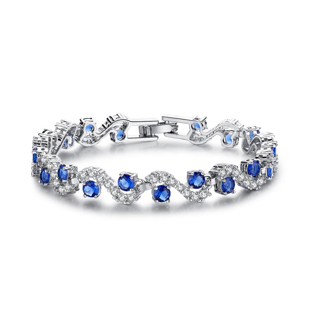 Náramek z drahokamů pro ženy Luxusní Módní Vysoce kvalitní Elegantní Personalizovaný Nádherný Náramek Šperk