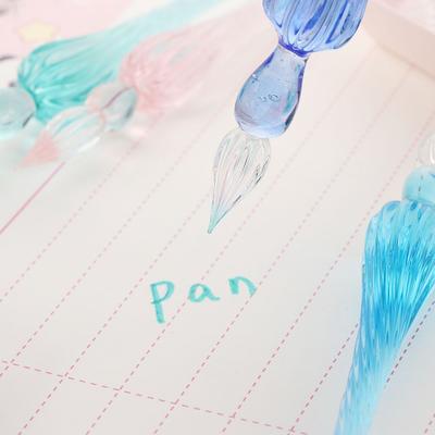 1PC Vintage Writing Calligraphy Signature Filling Ink Glass Dip Pen Fountain Pen Painting Supplies