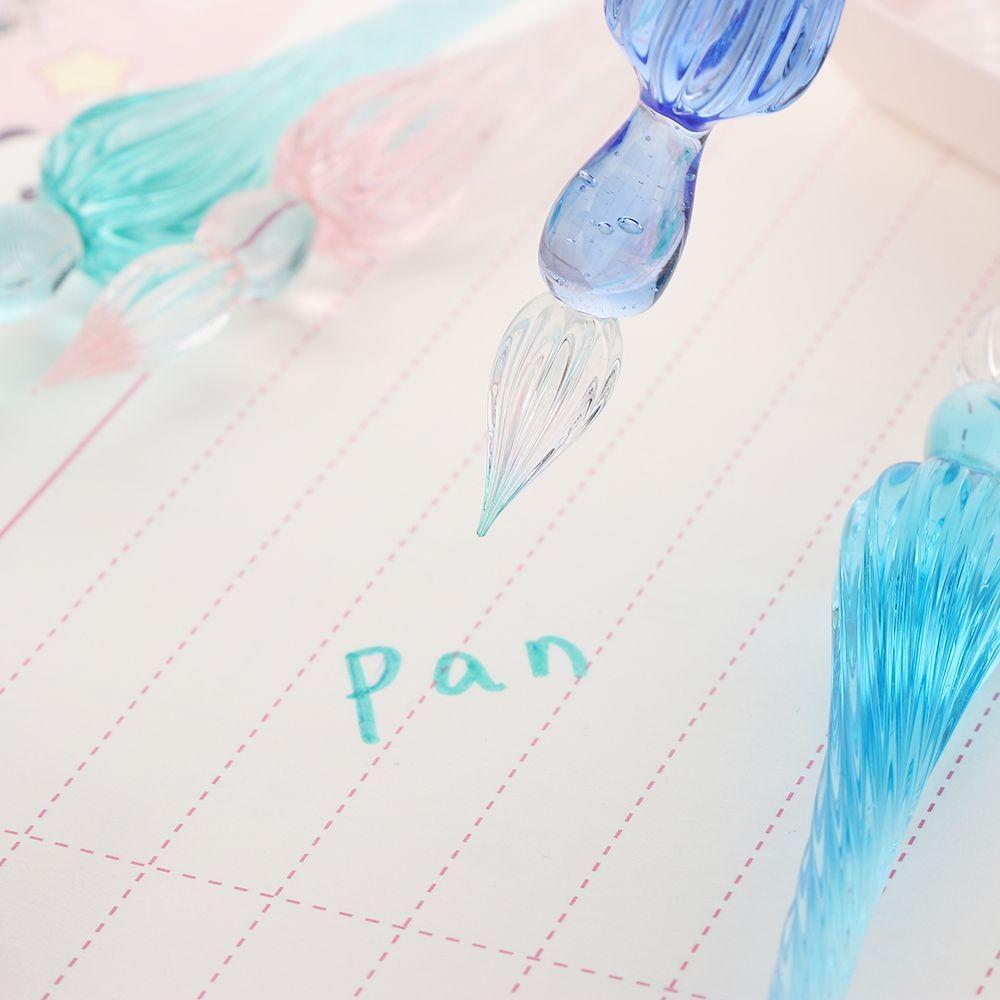 1PC Vintage Signature Dipping Writing Fountain Pen Filling Ink Glass Dip Pen Painting Supplies