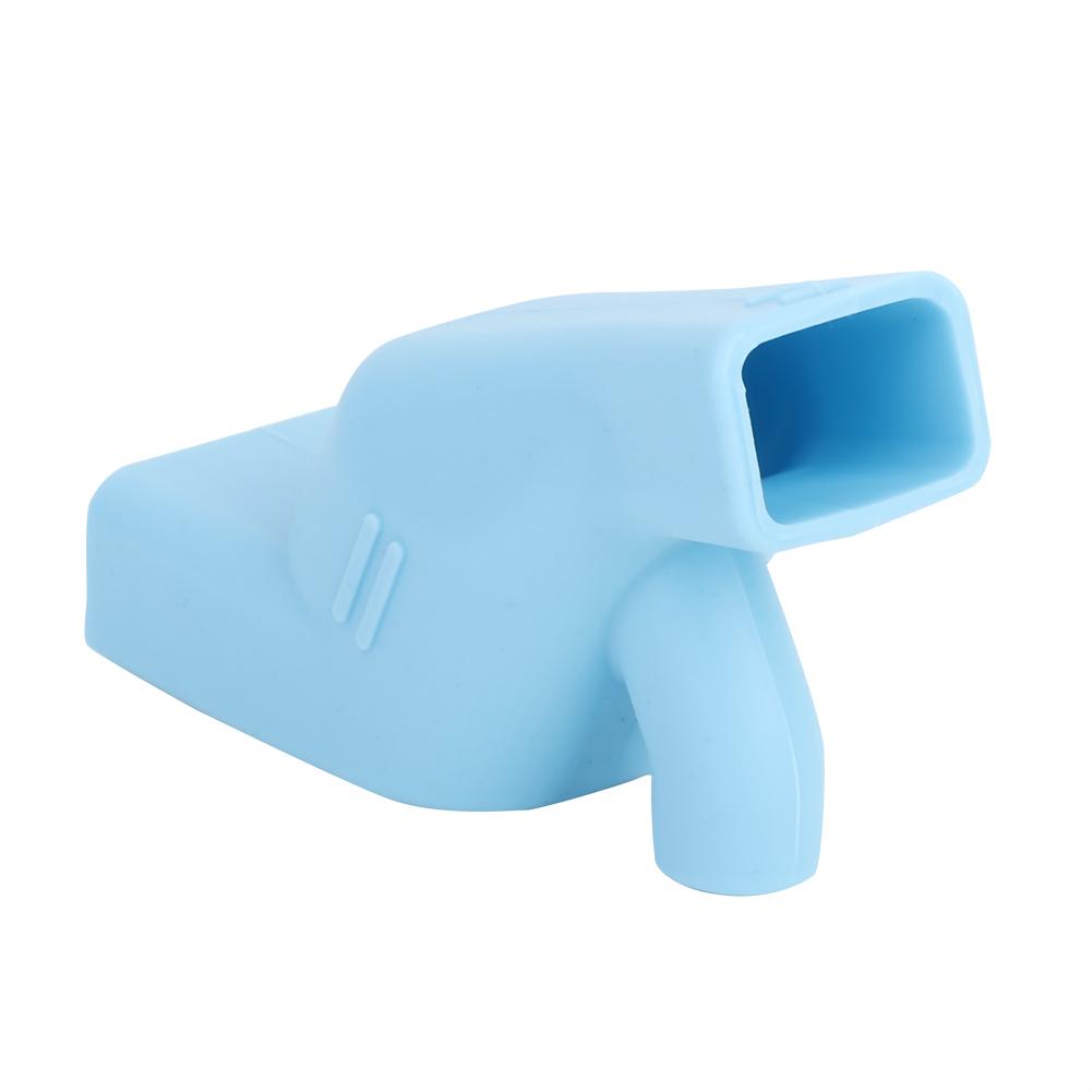 Silicone Faucet Extender Spout Extender for Sink Faucets Hand Washing for Kids (Blue)