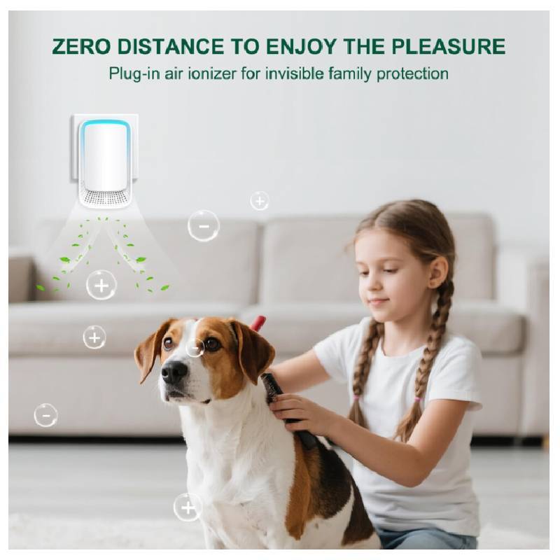 Indoor Air Cleaner With Ion Technology For Allergens And Pet Odors In Office And Home Use
