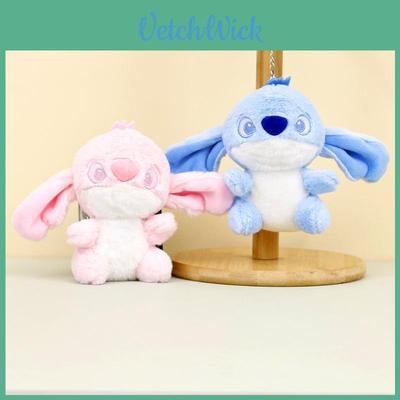 Adorable Stitch Plush Keychain Purple Cute 12cm Short Plush Toy For Bags