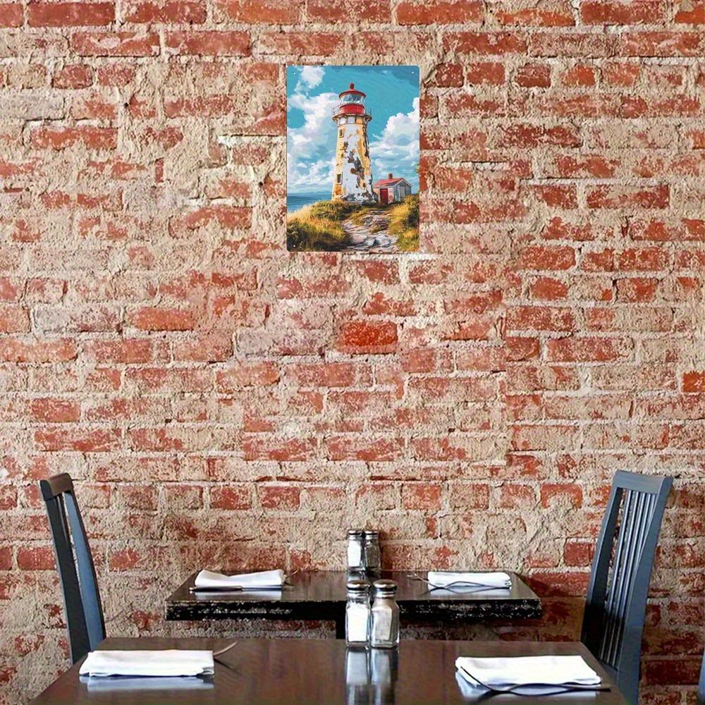 [2D Flat] High-Quality Tin Metal Painting Set, 20.32x 30.48cm- Reusable Durable Iron Art Canvas, Suitable for Artists' Wall Deco