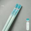 Ai Shangla Zodiac Animal Alloy Chopsticks: Cute, Non-Slip, High Temperature Resistant, Perfect for Couples.