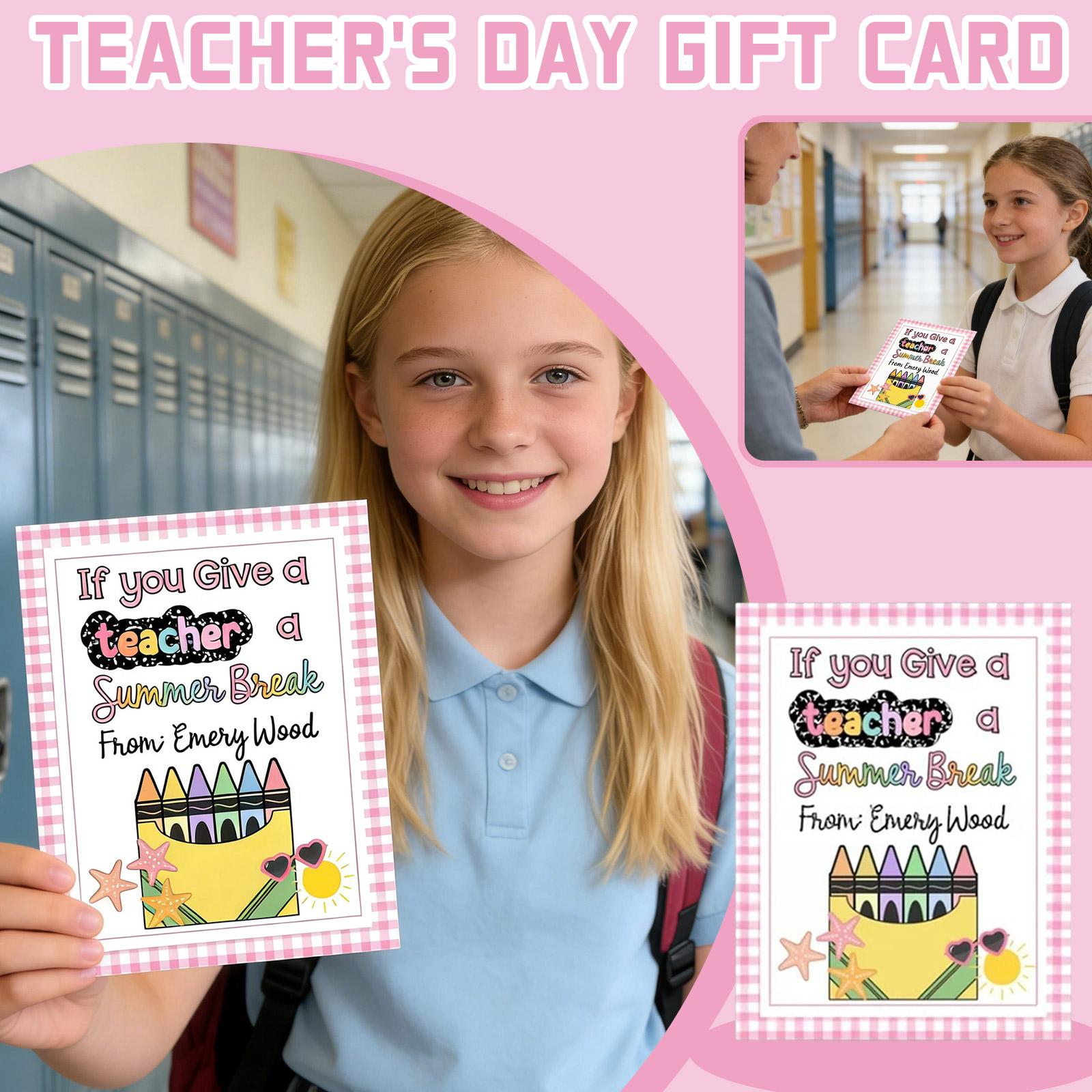 

Набор подарочных карт ко Дню учителя, Подарок учителям One Size белый