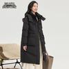 Women's Mid-Length Detachable Hooded Down Jacket X40143400F