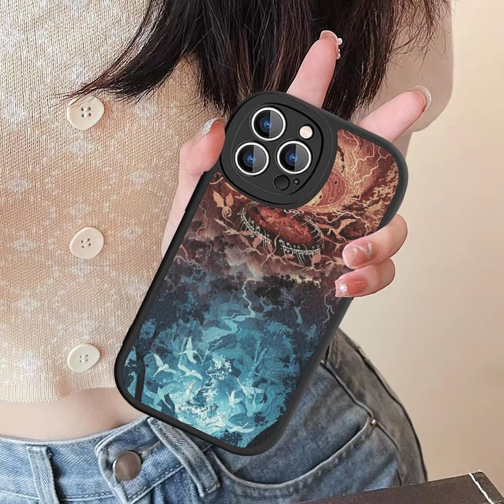 L-Lord-Of The-Rings Phone Case Hard Leather For iPhone 18 16 15 14 13 12 Mini 11 14 Pro Max Xs X Xr 7 8 Plus Fundas